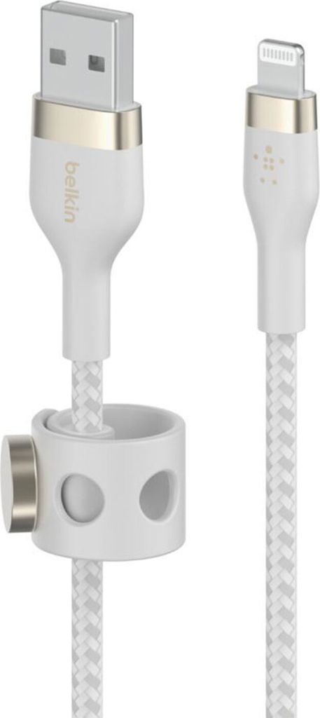 Belkin Flex Lightning/USB-A 2m mfi zert., weiß     Produktbild 