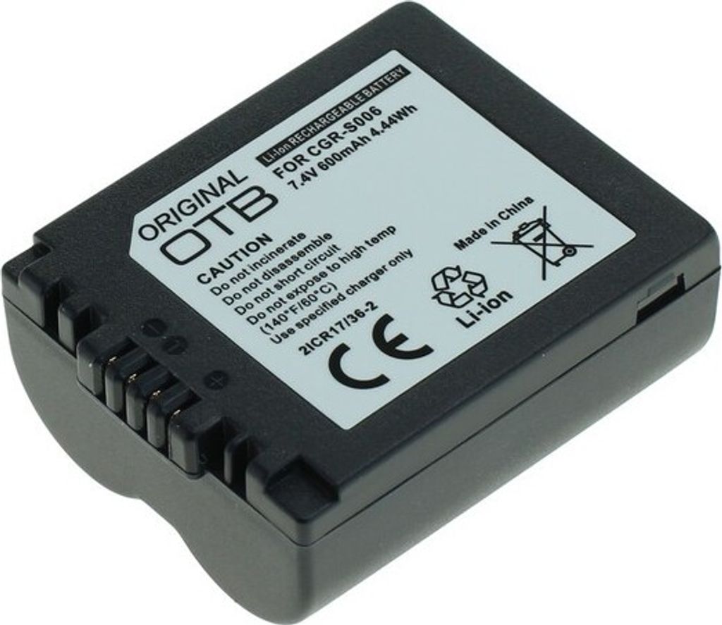 Akku (Li-Ion) für Panasonic CGA-S006 Produktbild 