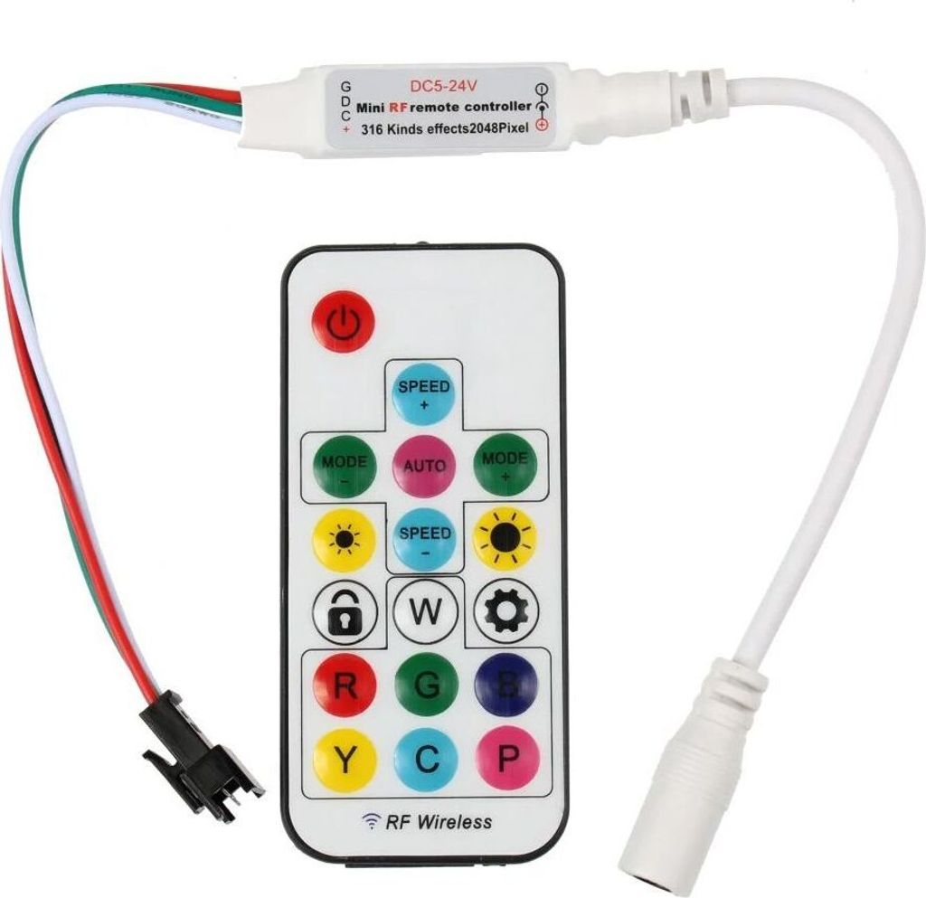 T-LED RGB digitálne RF ovládač 063503 Obrázok produktu 