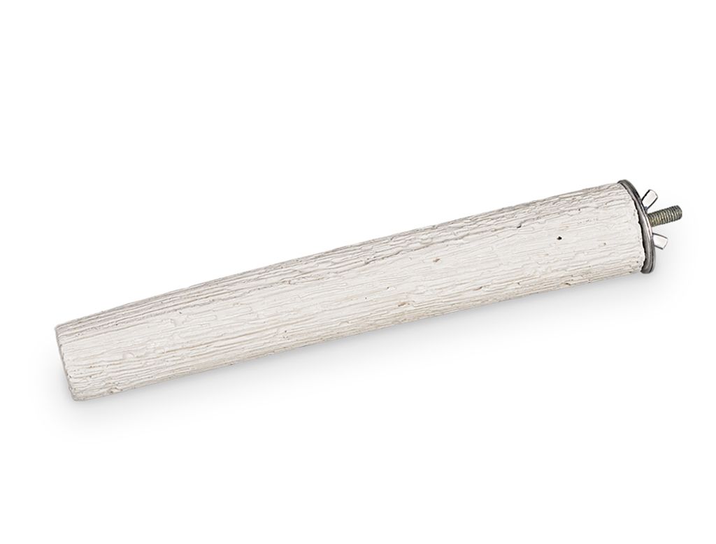 Nobby Mineral Stones Sitzstange weiß 22,0 cm; ca. 290 g