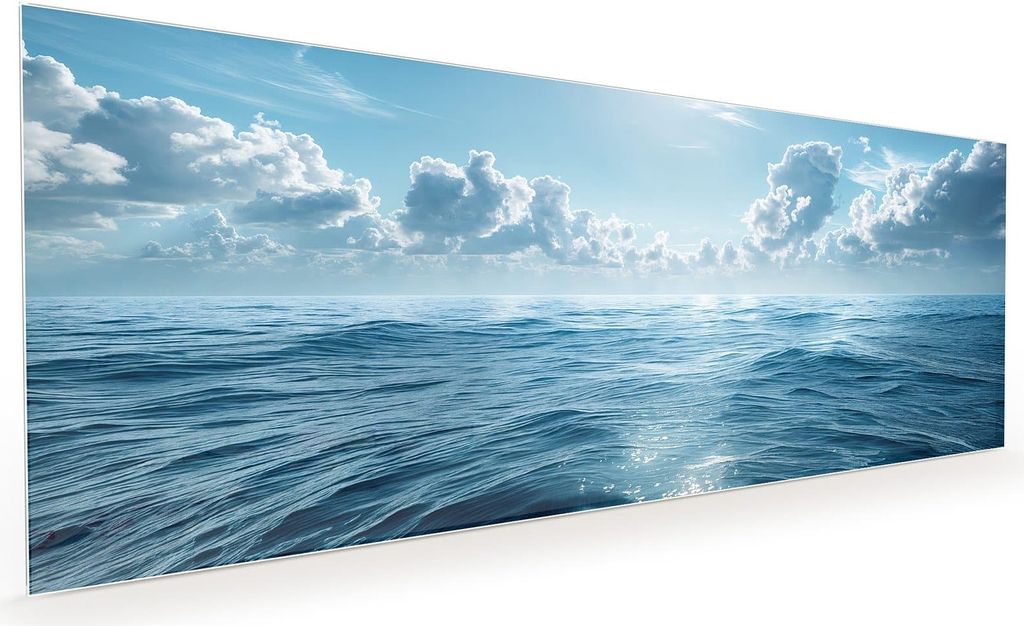 Küchenrückwand Spritzschutz Glas mit Motiv Meerblick 40 x 40 cm