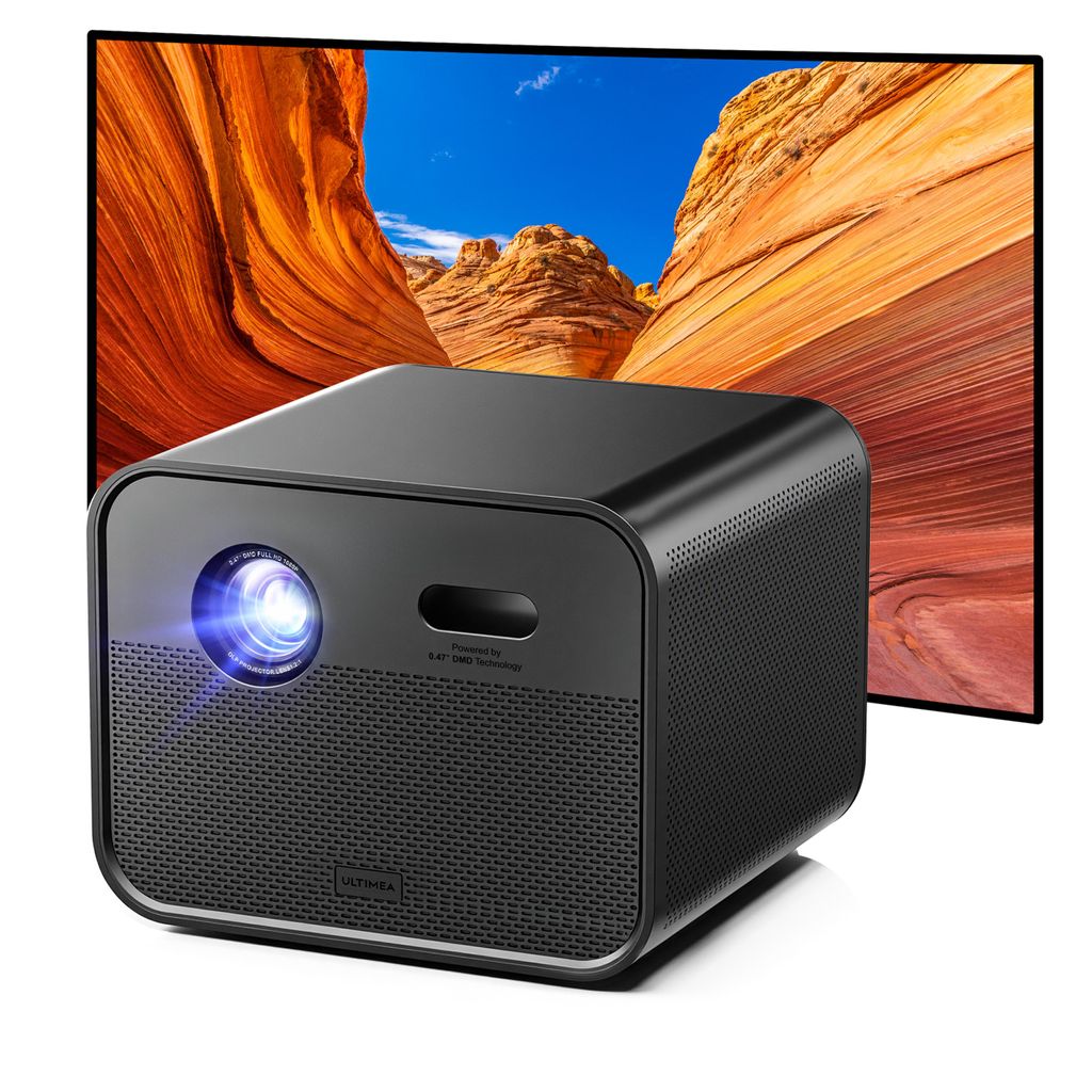 Ultimea Beamer 4K, proyector DLP Poseidon E100, con 1800 Imagen del producto 