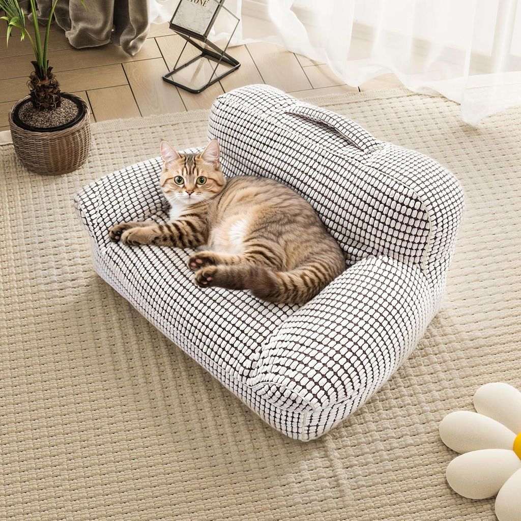 Katzenbett, Hundesofa, Hundesofa Für Mittlere Hunde, 70 * 50 * 38.5CM Hundecouch, Hundekorb, Katzencouch, Cat Nap Hundesofa, Für Kleine Hunde