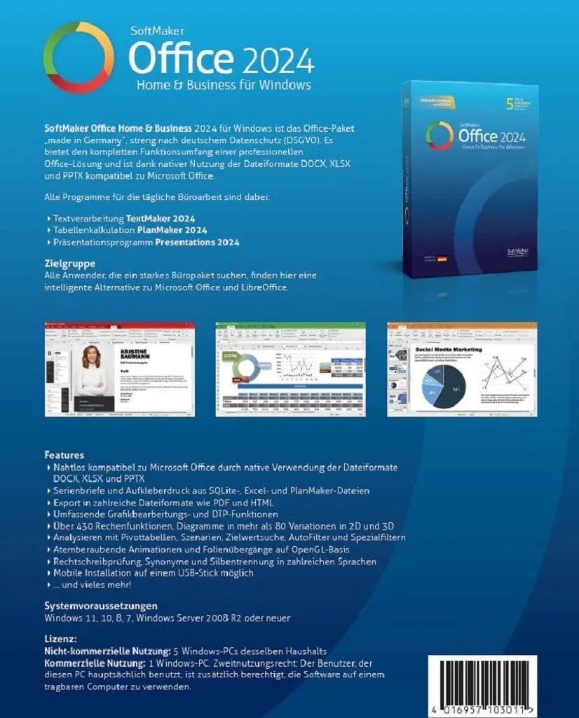 SoftMaker Office 2024 Home Business Windows : Compatible Office et PDF - 8