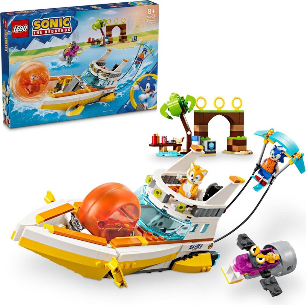 LEGO® Sonic The Hedgehog™ 76997 Tails e la sua barca Immagine del prodotto 
