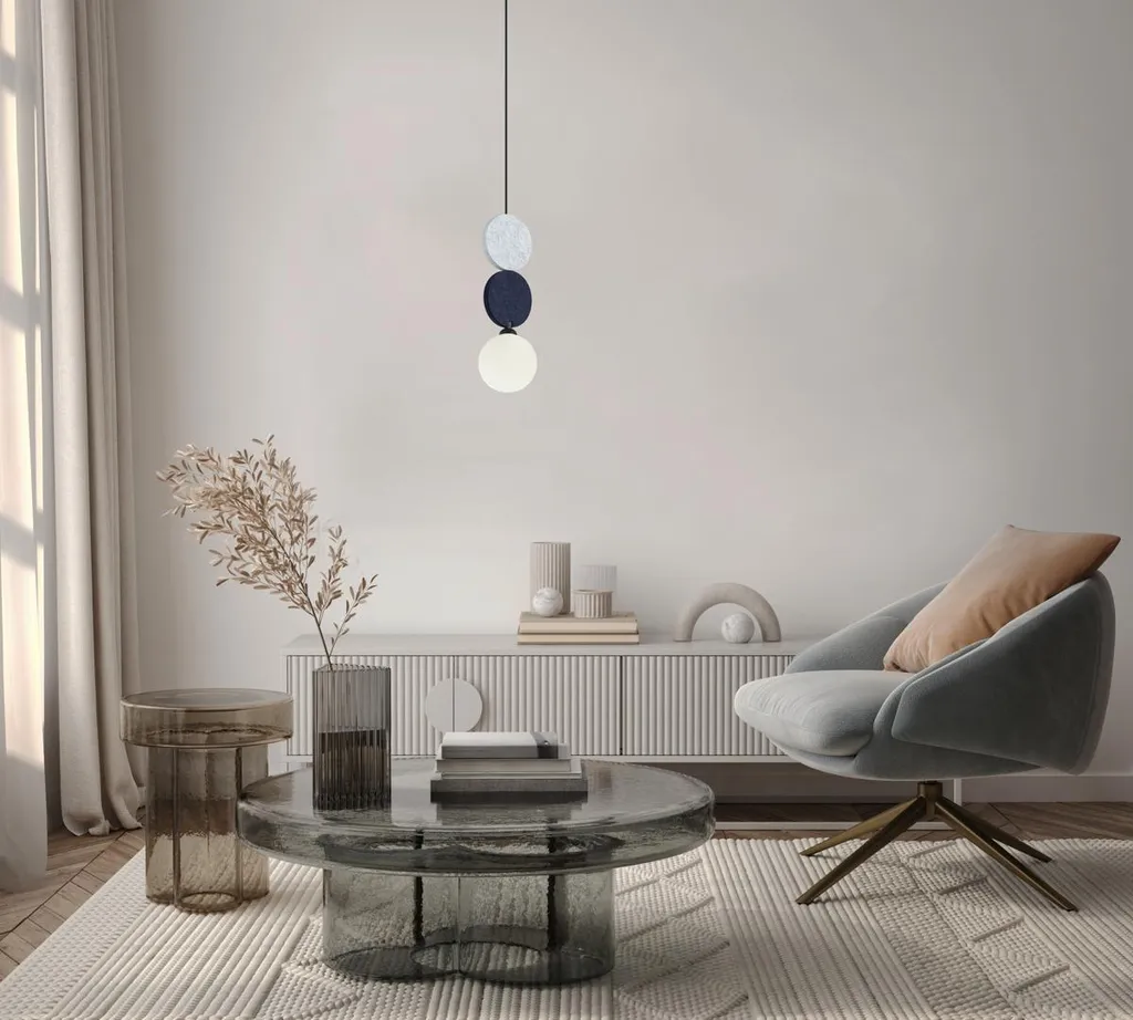 Suspension Italux ANDREA - Solution Éclairage Design pour Petit Espace