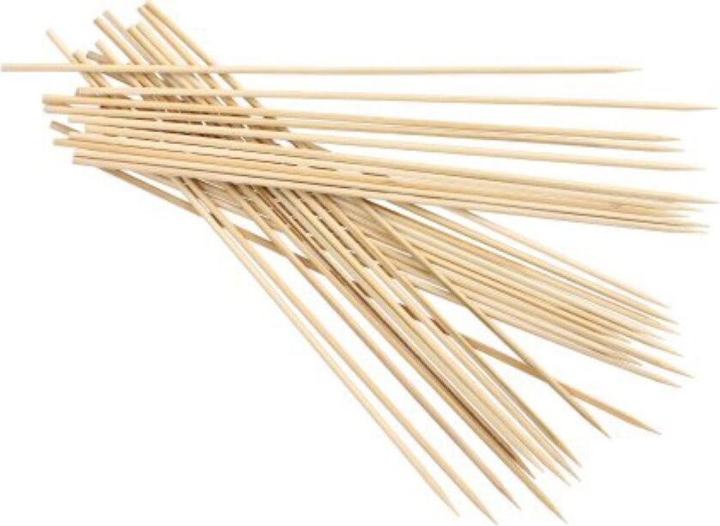 1000 Papstar Schaschlikspieße, Bambus pure Ø 3 mm, 25 cm Produktbild 
