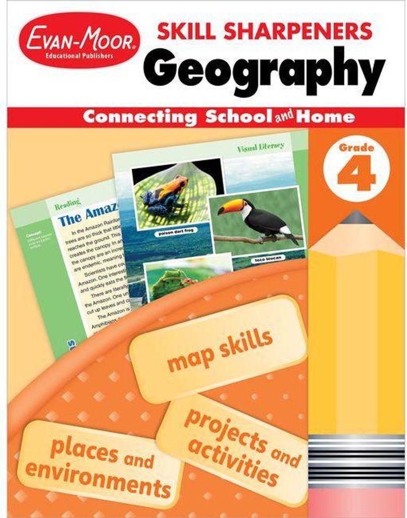 Skill Sharpeners: Geography, Grade 4