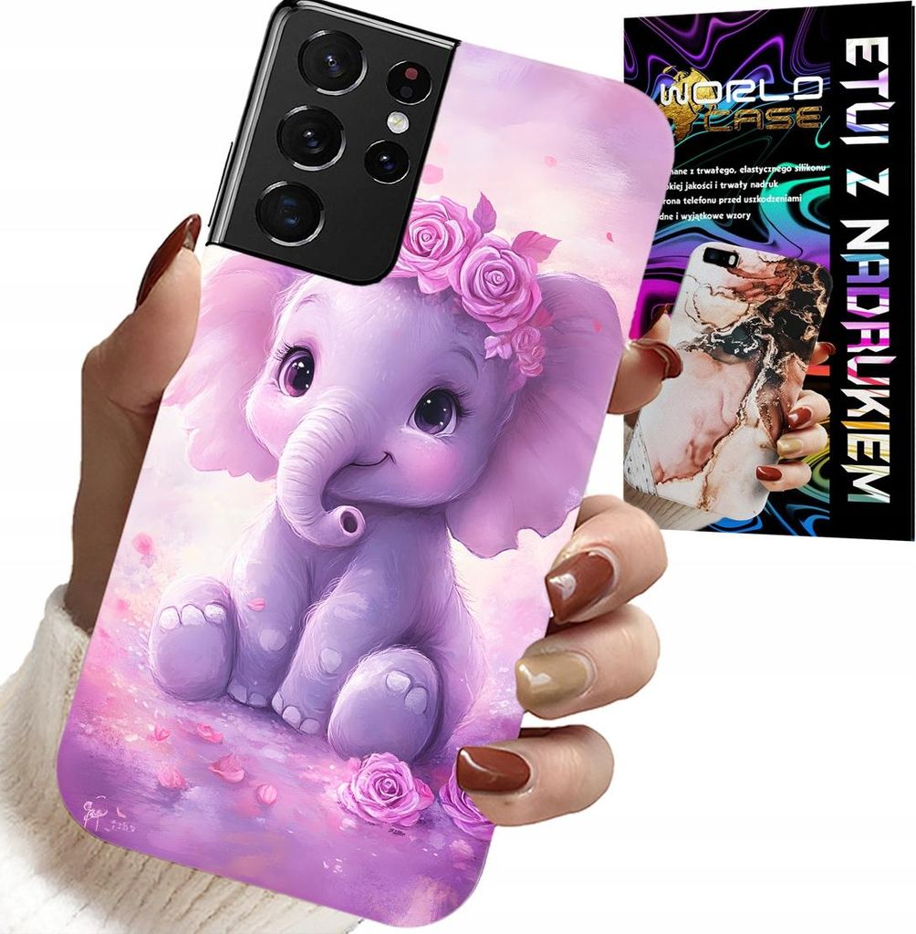 Gehäuse für SAMSUNG GALAXY S21 Ultra - SWEET SWALLOW ON PINK BACKGROUND CASE + FILE