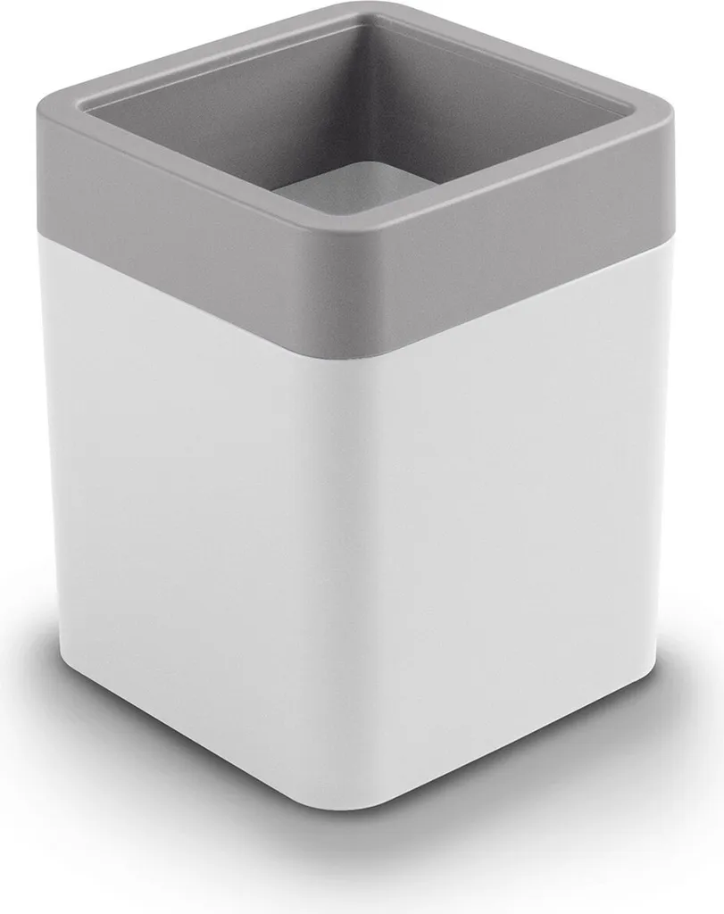 Boîte de Rangement pour Tiroir et Bureau Sigma Home 0,6L Blanc Gris x2