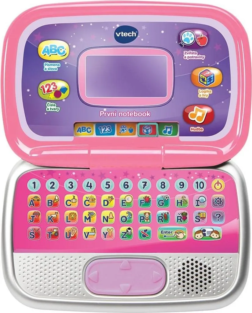 Ordinateur Enfant VTech First Notebook Rose - Apprendre et Jouer Partout - 2