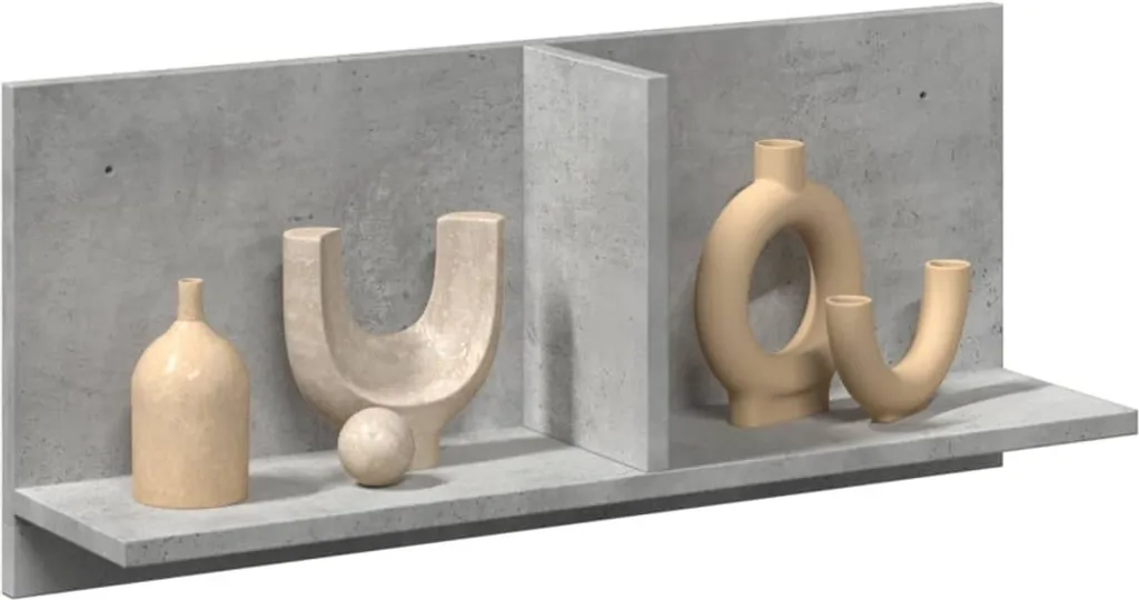 Maison Exclusive - Armadio a muro 70x16,5x30 cm Grigio cemento Materiale ligneo
