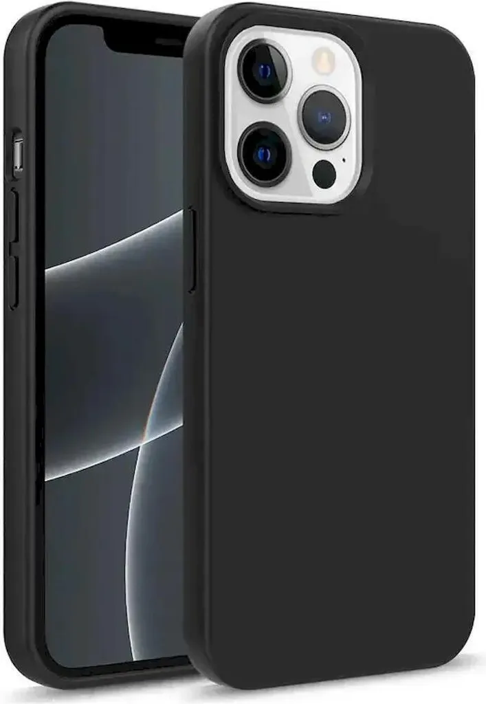 Étui iPhone 15 Plus Noir Cyoo CY123269 - Matériau Compostable et Chic