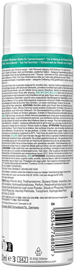 Gillette Venus Satin Care Sensitive Rasiergel 200 ml