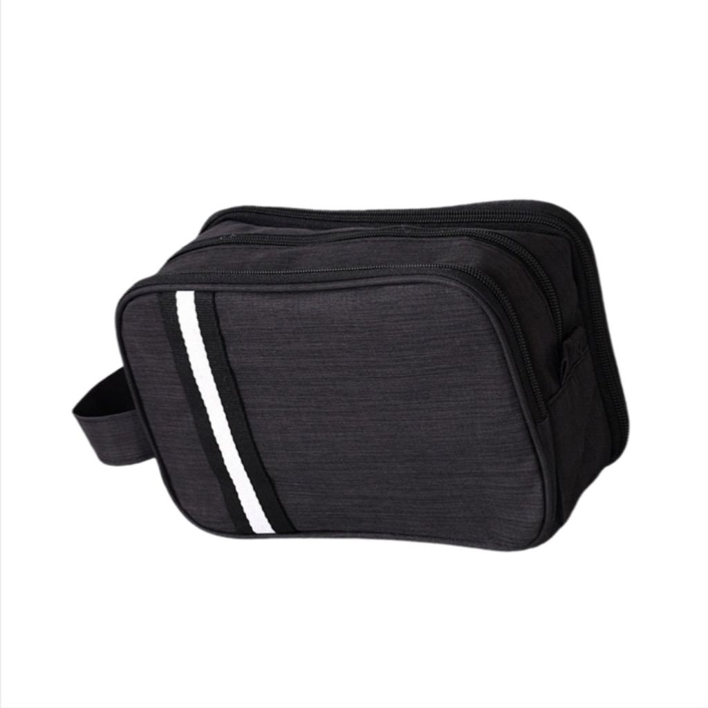 INF Wasserdichte Kulturtasche für Damen, Reise Kosmetiktasche Schwarz