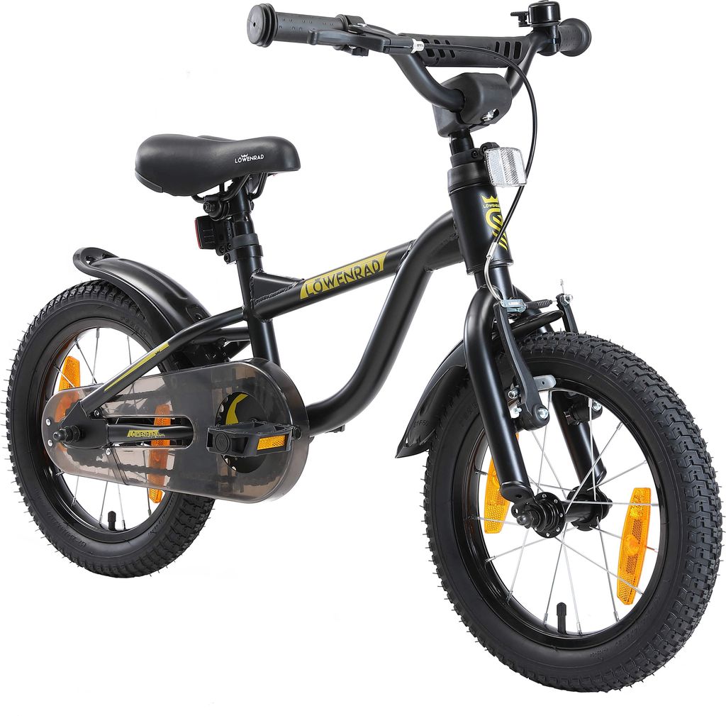 Bikestar Löwenrad Kinderfahrrad Metall 14 Zoll Schwarz Produktbild 