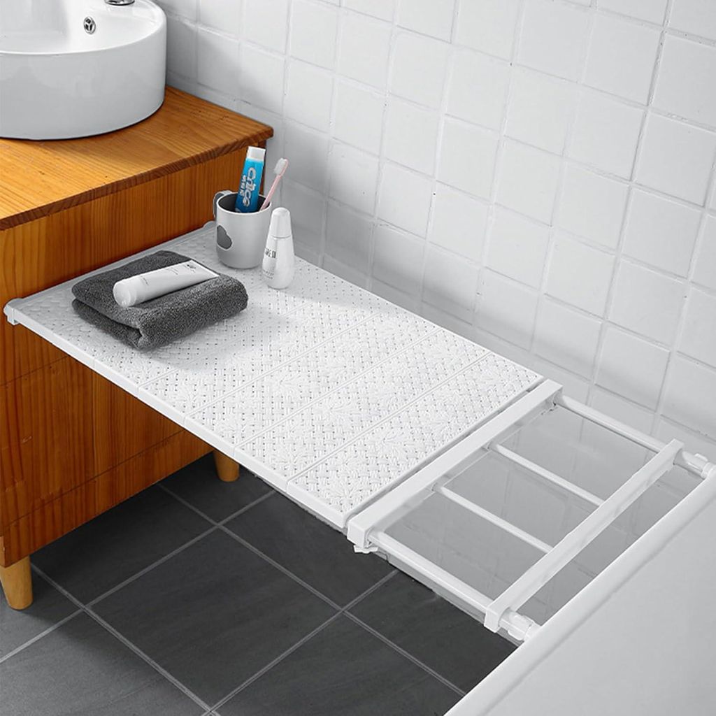 Verstellbares ausziehbares Regal, ausziehbare Regale, Aufbewahrungsregal, Regal, Trenner für Garderobe, Schrank, Organizer, Schrank, Do-it-yoursel...