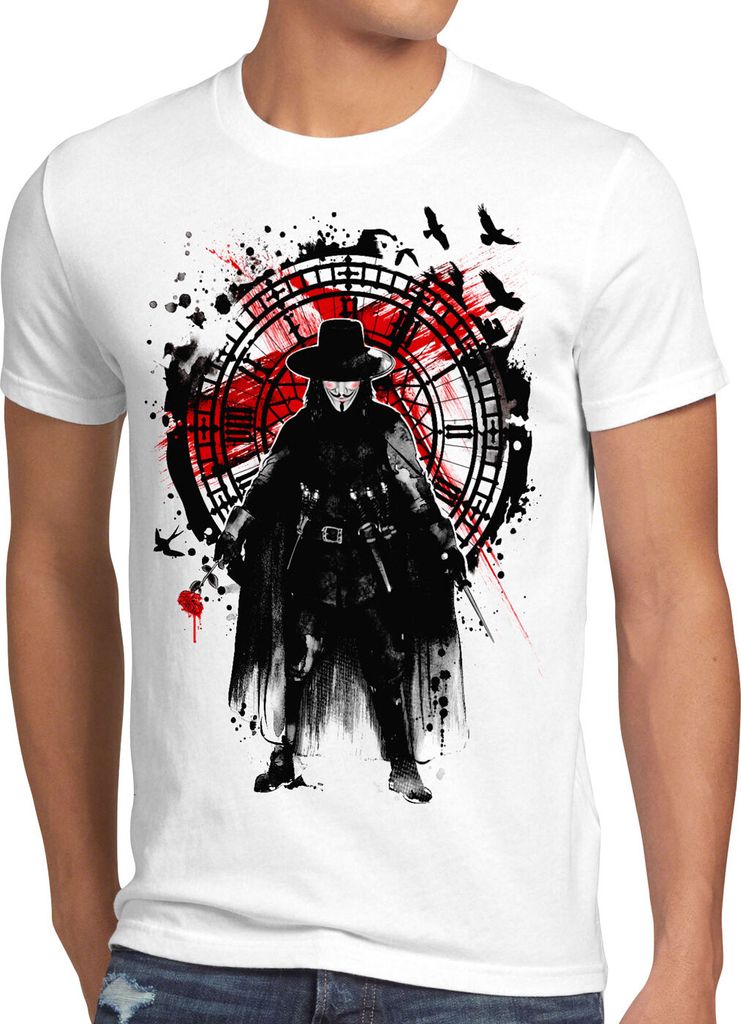 BaumwolleCloud Remember V Herren T-Shirt guy London Comic