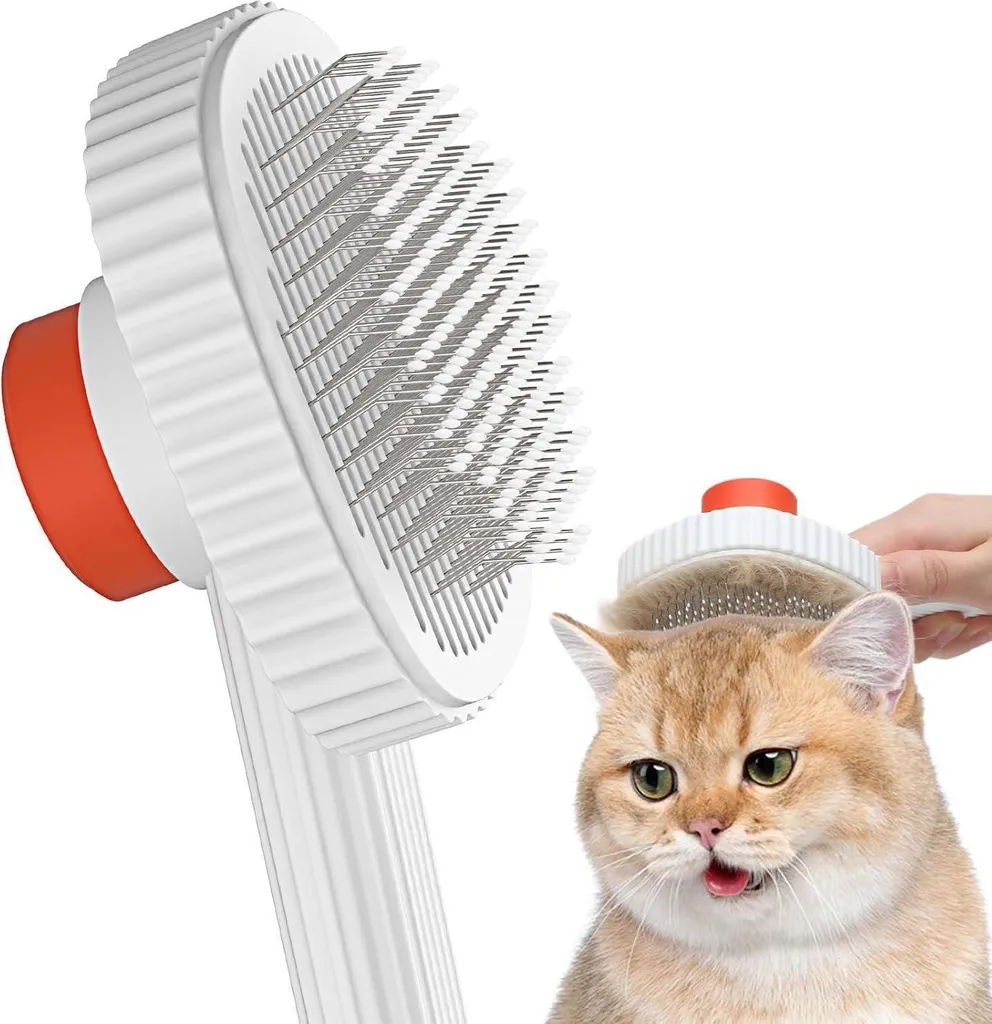 Brosse Autonettoyante ACE2ACE : Élimine Nœuds et Sous-poils Chats et Chiens