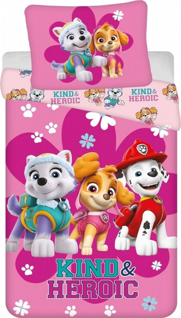 Pościel Paw Patrol PP 475 Heroic 140x200, 70x90 cm Zdjęcie produktu 