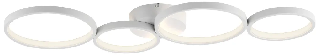 Plafonnier LED pour Éclairage Principal Salon et Cuisine Blanc Chaud 26W