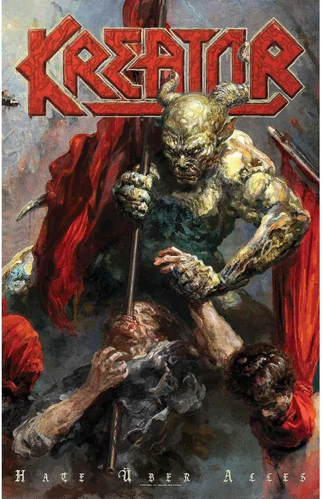 Affiche Kreator Hate Uber Alles Textile RO3423 Large Format 106 x 70 cm