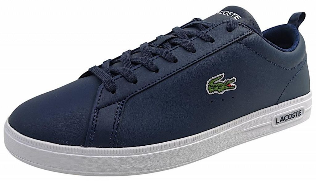 Lacoste Court Base Herrenschuhe Schnürschuhe Blau Freizeit Productafbeelding 
