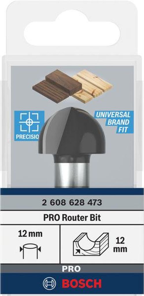 PRO Hohlkehlfräser, R 12, S 12, D 24 mm Produktbild 