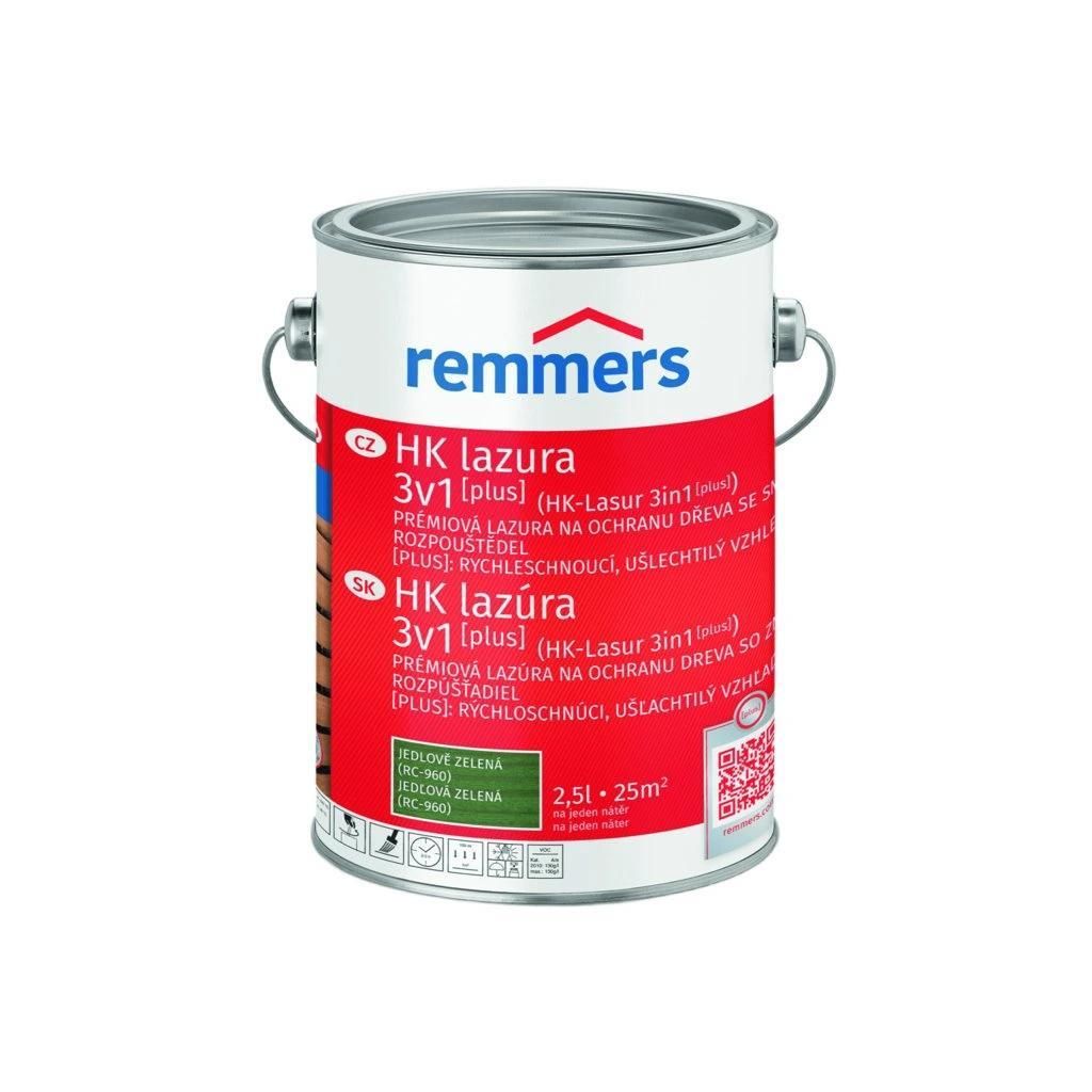 REMMERS HK-Lasur 3in1 Plus - 2,5 litri (VERDE ABETE) Immagine del prodotto 
