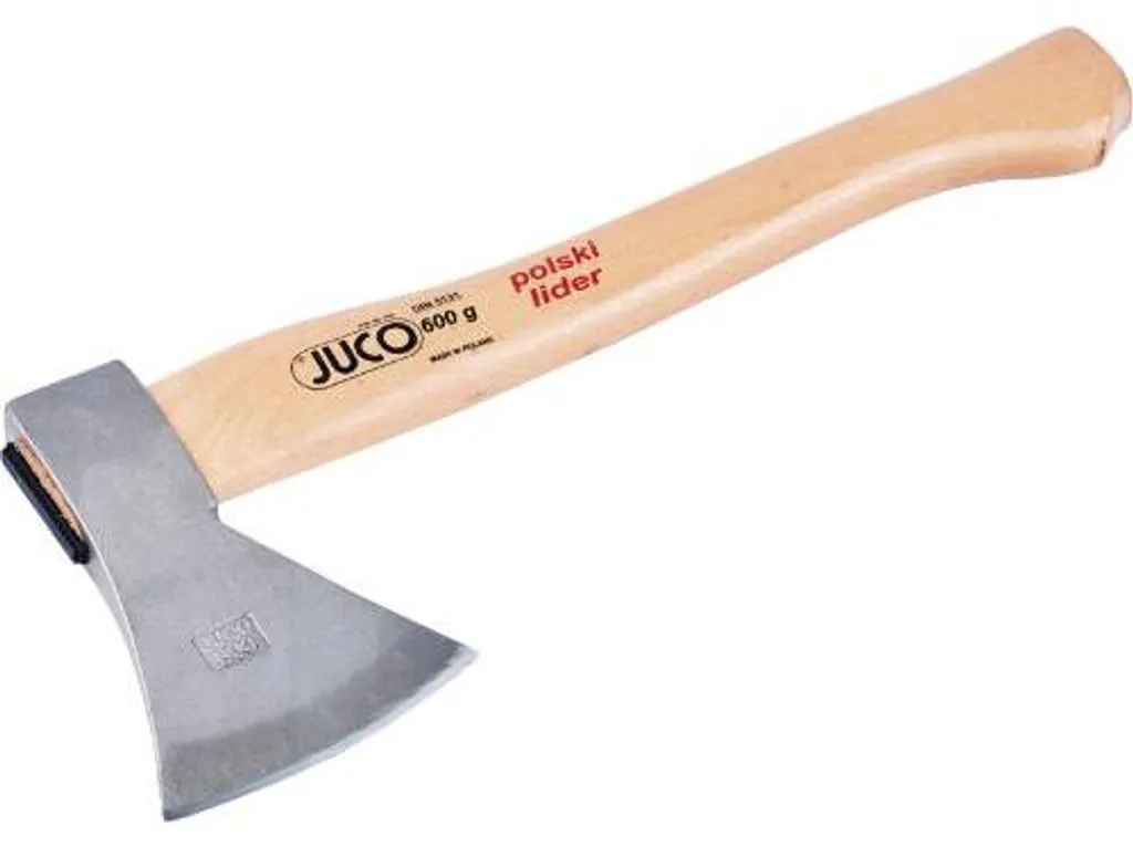 Hache de chantier 800 g JUCO pour fendre le bois dur sans effort inutile