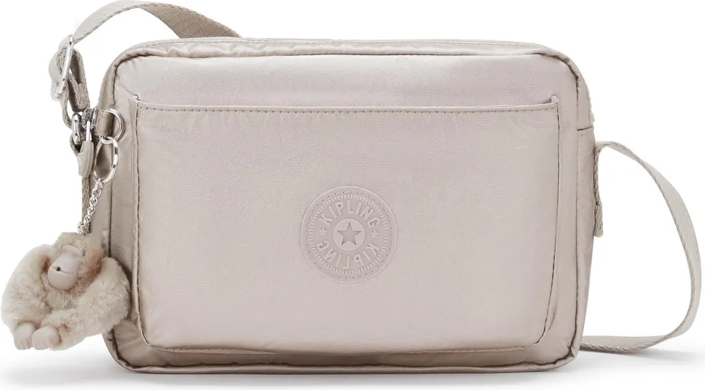 Sac à main Kipling Abanu M 24 cm en nylon robuste à multiples poches