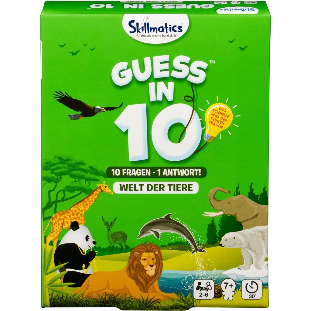 Guess in 10 - Ratespiel "Welt der Tiere"  (mit 10 Fragen Produktbild 