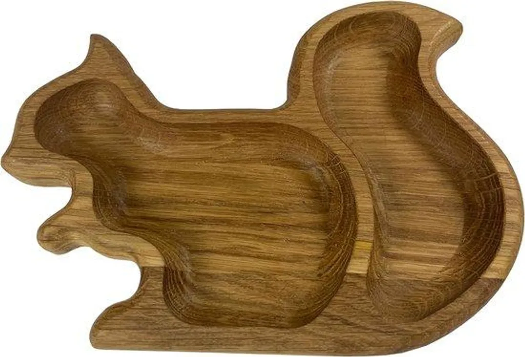 Planche de présentation en bois massif écureuil pour apéro convivial
