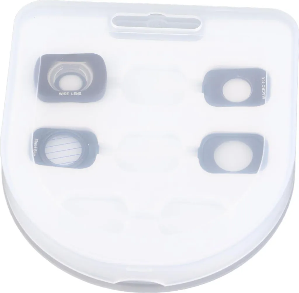 Kit 4 filtres pour Osmo Pocket 3 avec grand angle macro et effet brossé