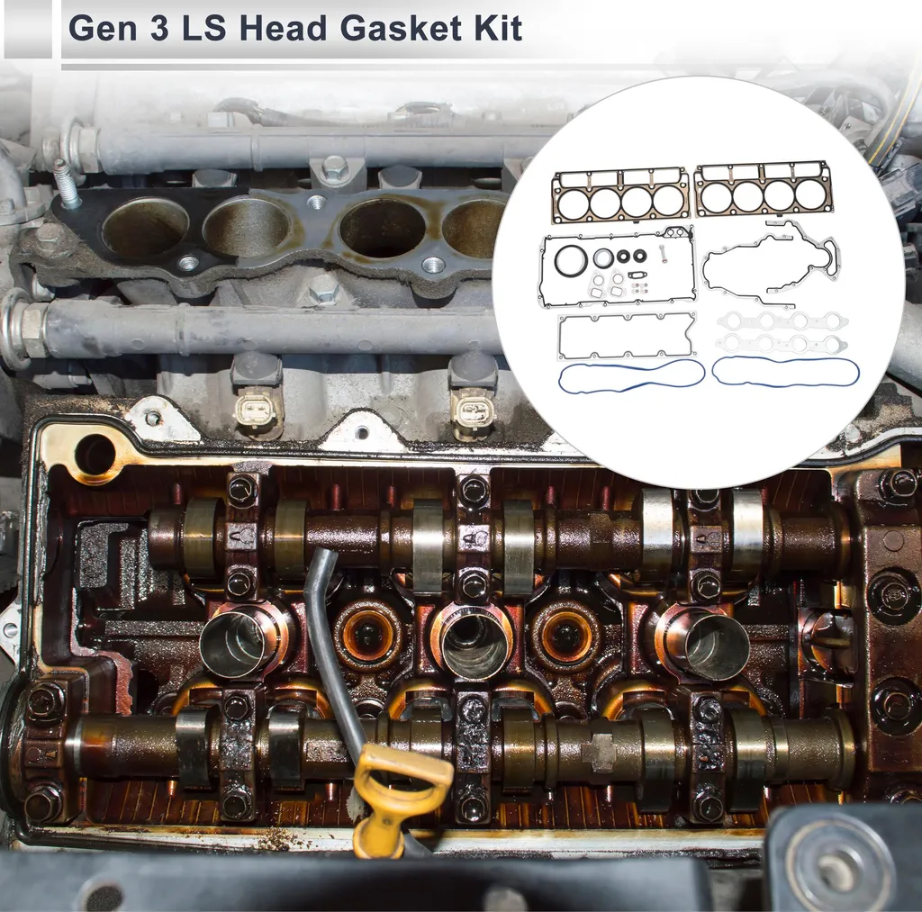 Ensemble de Joints Moteur Métalliques pour Chevrolet LS1 LS6 et LQ4