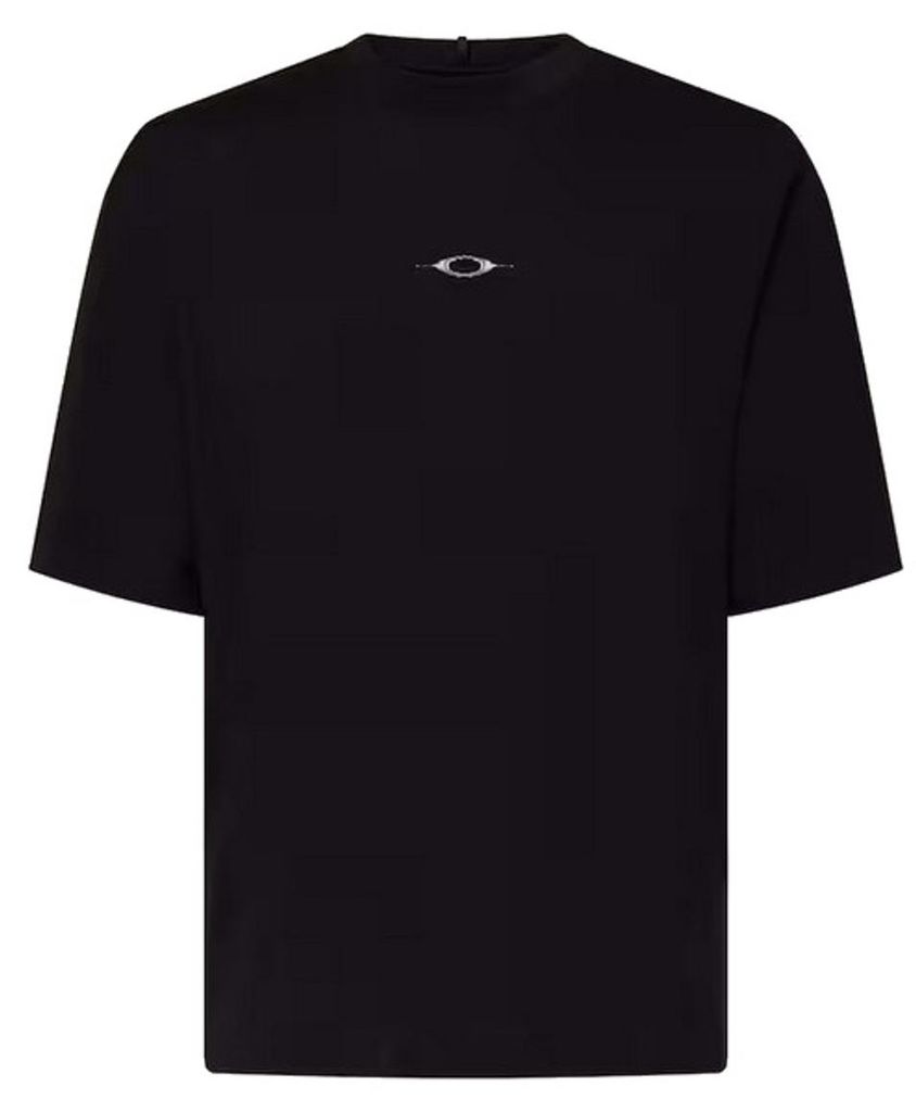 Oakley Herren T-shirt STACKED METAL Blackout : L Größe: L