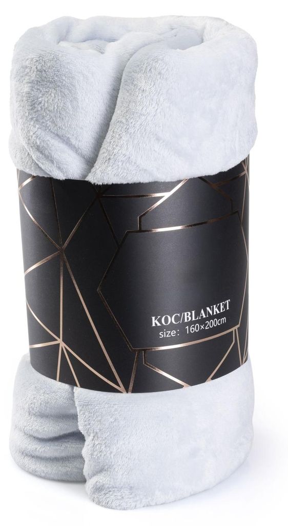 HowHomely Kuscheldecke Sofadecke 160 x 200 cm hellblau Produktbild 