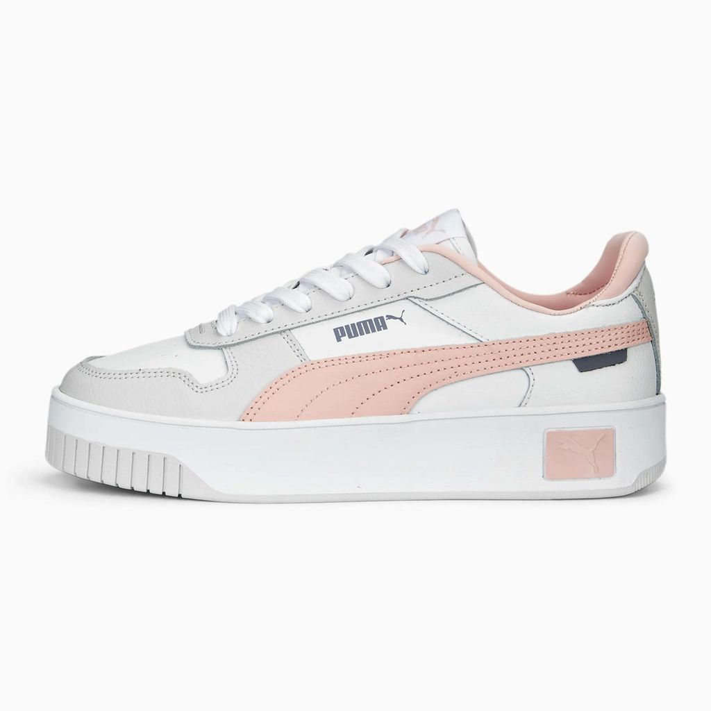 Puma Damen Carina Street Sneaker 389390 05 White-Rose Dust-Feather Grey, Schuhgröße:40.5 EU
