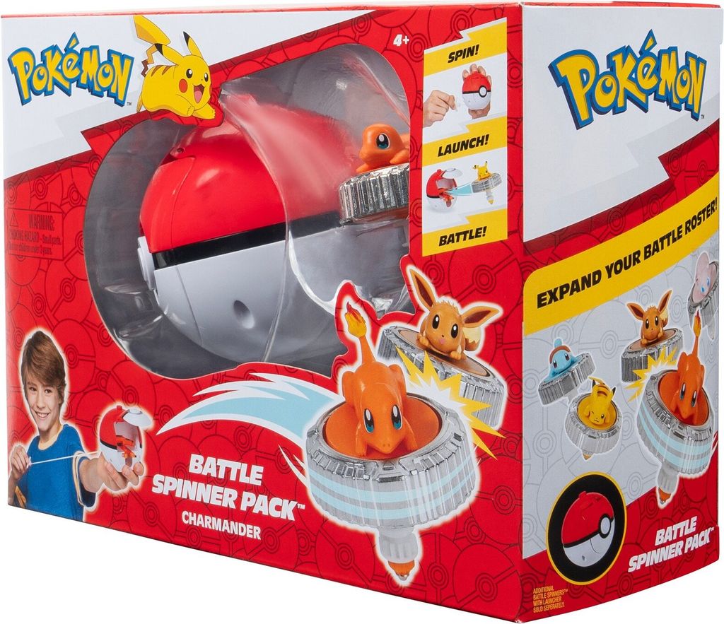 Battle Spinner Single Pack Charmander & Poke Ball Produktbild 7