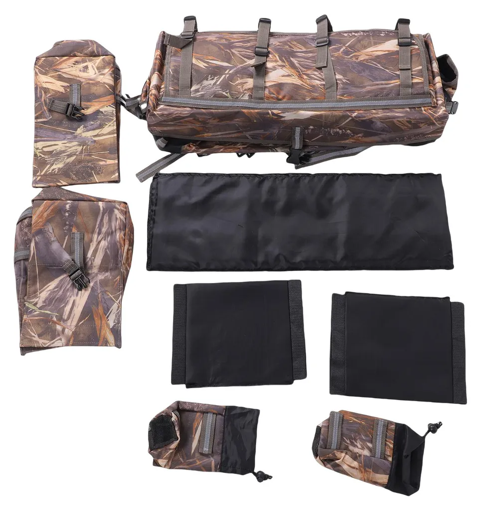 Sac de Rangement pour Quad 55L Imperméable - Sacoche Arrière Camouflage