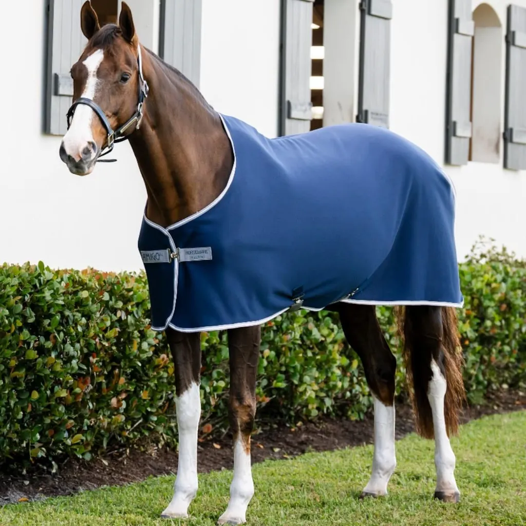 Amigo Jersey Cooler Horseware couverture séchante pour cheval marine