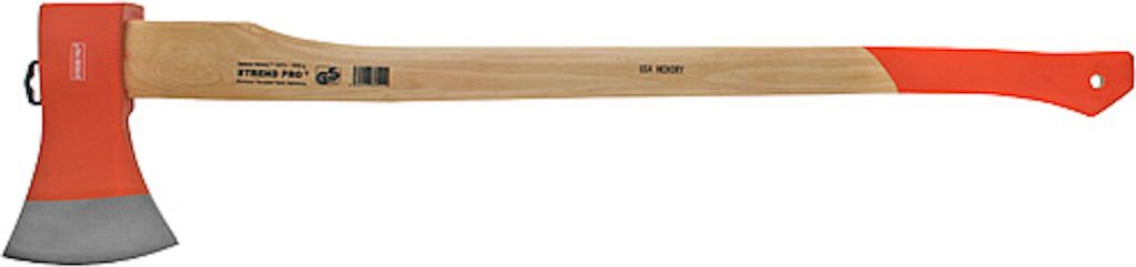 PROREGAL Spaltaxt 1800G, hölzerne Hickory -Griff 800mm, Profi
