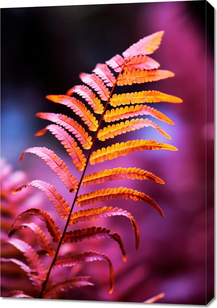 Quadro 70x100 cm Fuoco d'autunno