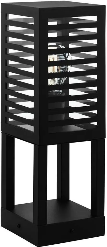 Illuminazione Pedonale Eglo 900138 ALAMONTE 3 | Design Outdoor Nero IP44
