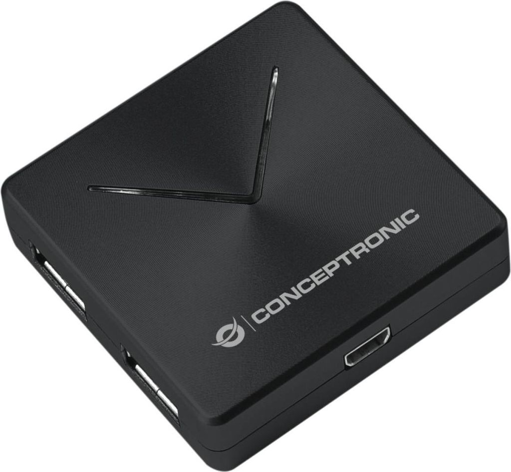 Conceptronic HUBBIES02B 4-Port-USB 3.0-Hub