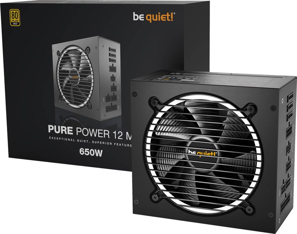 Be Quiet! Pure Power 12 M 650W - Netzteil (intern) Produktbild 