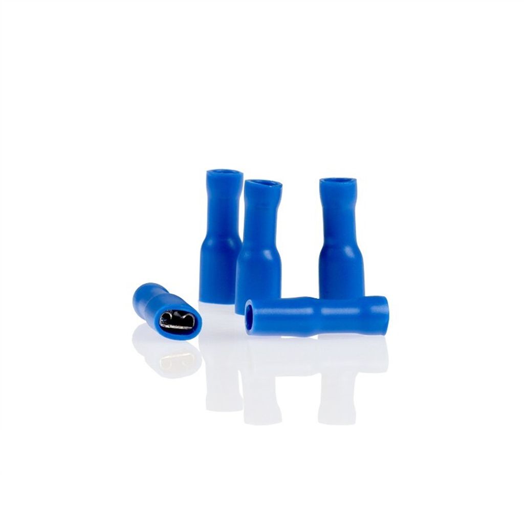 alca® lamelové zásuvky plne izolované modré 5,6 mm 10 ks Obrázok produktu 