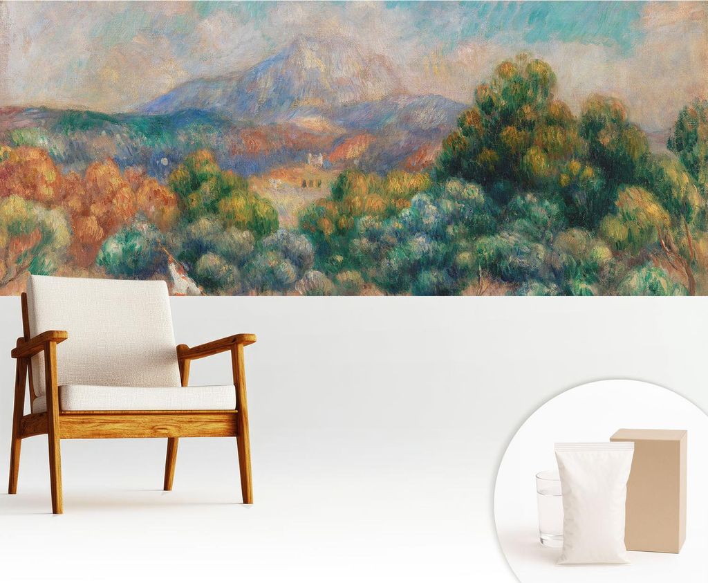 Fototapete - 250x104 cm - Tapete - Wandtapete - Wandbilder - Dekofolie - Tapete Folie - Wand - Dekoration - Wohnzimmer - Berglandschaft