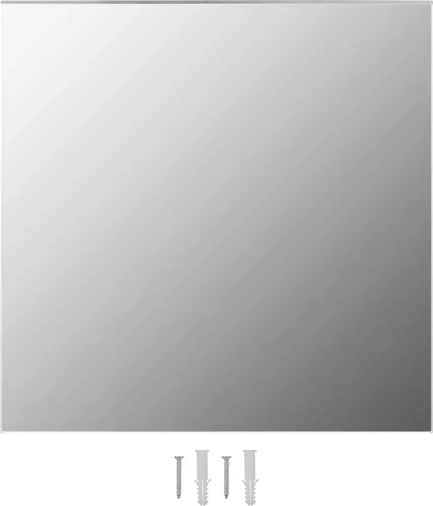 Specchio Parete Sicuro 40x40 cm Vetro Resistente per Cameretta e Casa