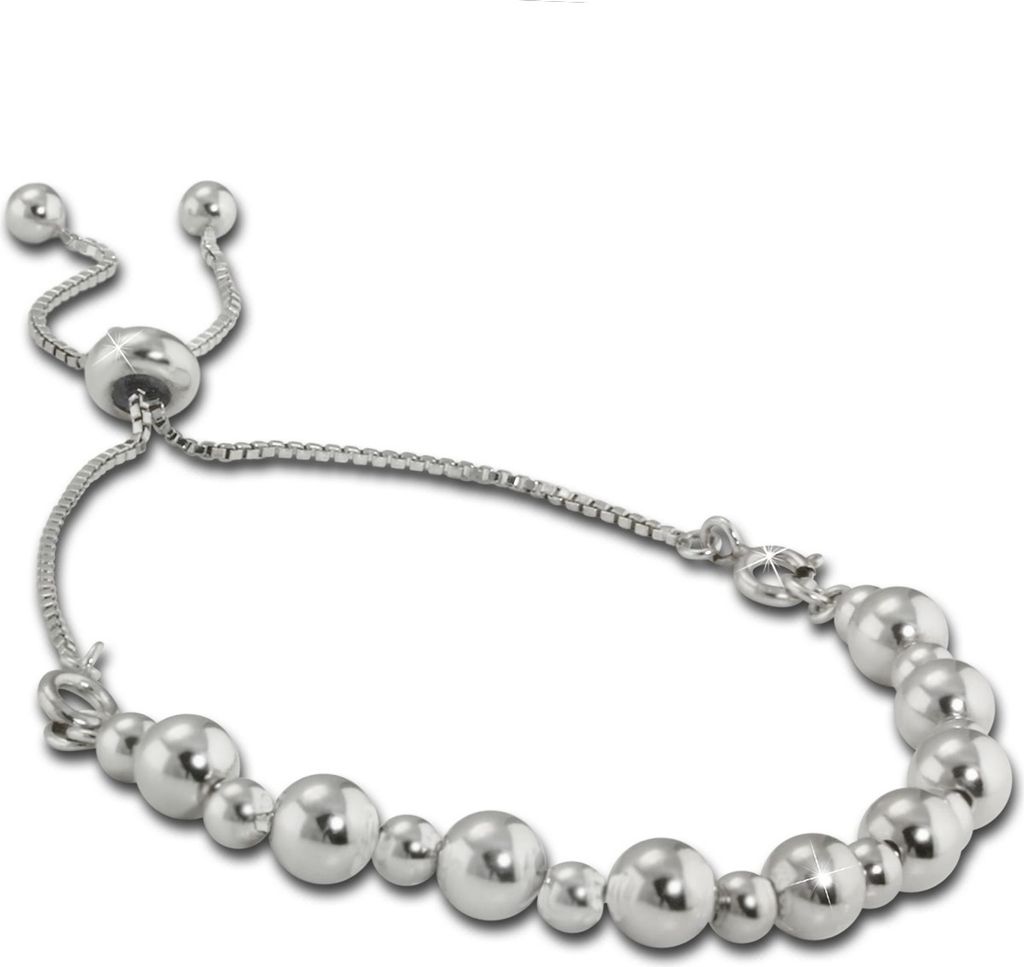 Armäleon Armbänder Silberkugeln Armschmuck 925 Sterling Silber Damen ARS013J